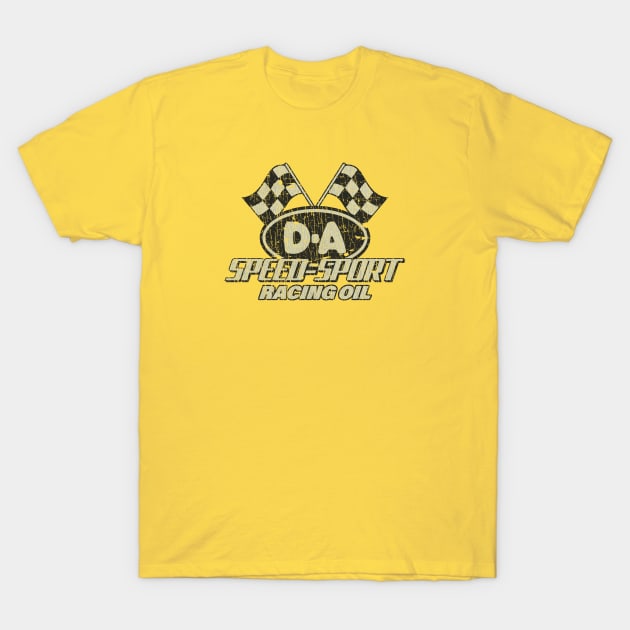 D-A Speed Sport Racing Oil 1961 T-Shirt by JCD666